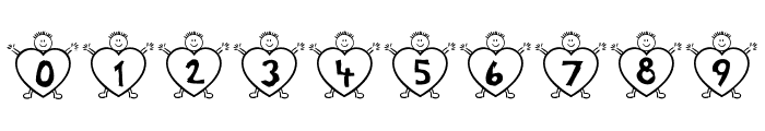 *heart2heart* Font OTHER CHARS