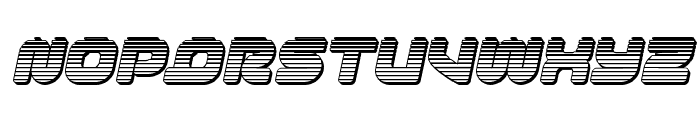 1st Enterprises Chrome Italic Font UPPERCASE