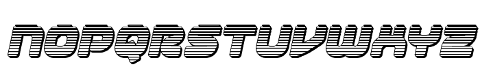 1st Enterprises Chrome Italic Font LOWERCASE