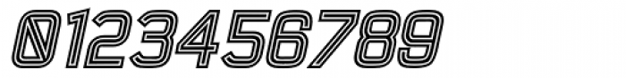 21st Outline Italic Font OTHER CHARS