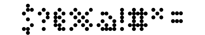 5Dotmatrix 1979 Regular Font OTHER CHARS