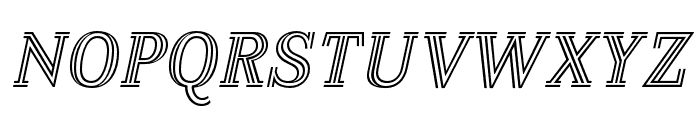 Azote Bold Italic Font UPPERCASE