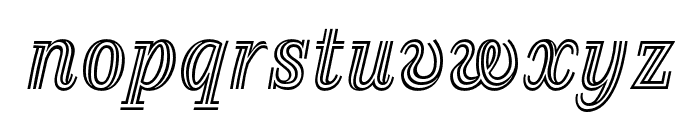 Azote Bold Italic Font LOWERCASE