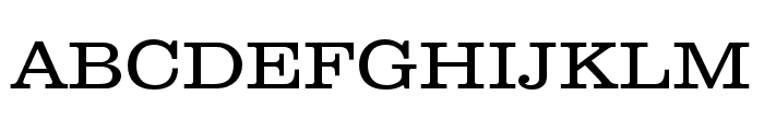 Clarendon Wide SC Regular Font UPPERCASE
