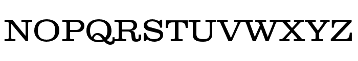 Clarendon Wide SC Regular Font UPPERCASE