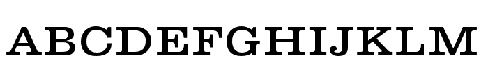 Clarendon Wide SC Regular Font LOWERCASE