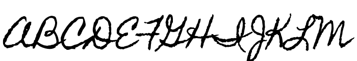 Homemade Apple Pro Regular Font UPPERCASE