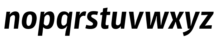 Iro Sans Semibold Slanted Font LOWERCASE