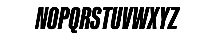 Kaneda Gothic ExtraBold Italic Font UPPERCASE