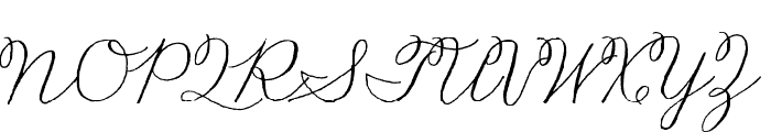 Madelinette Roman Vino Regular Font UPPERCASE