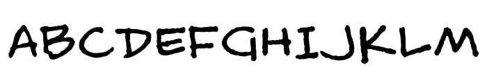 MattB Regular Font UPPERCASE