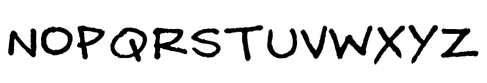 MattB Regular Font UPPERCASE