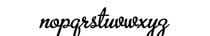 MetroScript Regular Font LOWERCASE