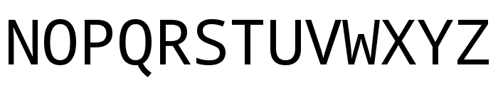 Noto Mono Regular Font UPPERCASE