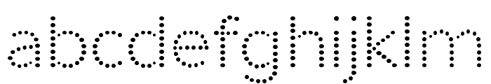 Punto Regular Font LOWERCASE