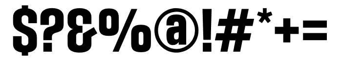 Social Gothic Stencil Font OTHER CHARS
