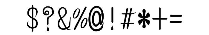 TA Dansyaku Regular Font OTHER CHARS