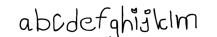 AEZ segar Font LOWERCASE