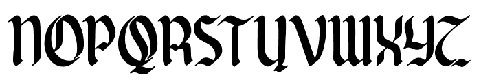 Afterkilly Font UPPERCASE