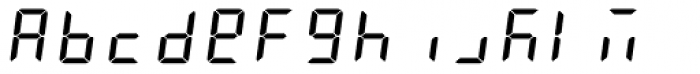 AF-LED7 Seg-3 Font LOWERCASE