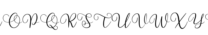 Aishiteru Lover Font UPPERCASE