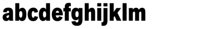 Akzidenz-Grotesk Next Cond ExtraBold Font LOWERCASE