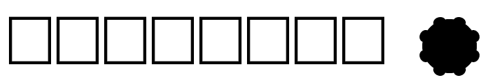 AlphaShapes gears 2 Font OTHER CHARS