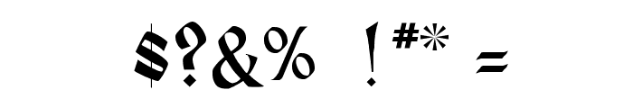 Alpine Font OTHER CHARS