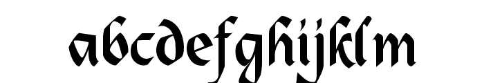 Alpine Font LOWERCASE