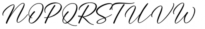 Angela Love Script Regular Font UPPERCASE