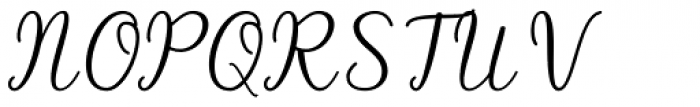 Angelonia Regular Font UPPERCASE