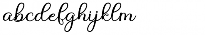 Angelonia Regular Font LOWERCASE