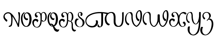 Atlantis Heart Free Font UPPERCASE