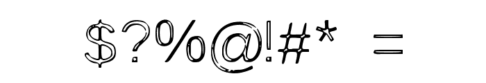 Awesome Outline Font OTHER CHARS