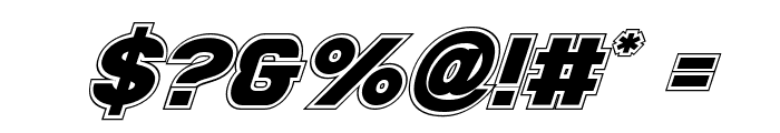 Bamf Academy Italic Font OTHER CHARS