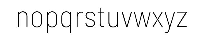 Barlow Semi Condensed Thin Font LOWERCASE
