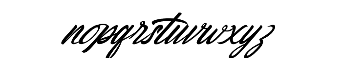 Battalion Commander Italic Font LOWERCASE
