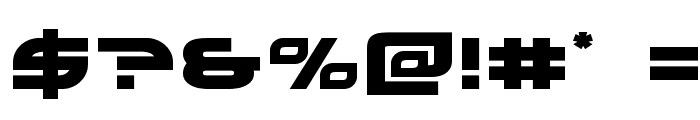 Battlefield Font OTHER CHARS