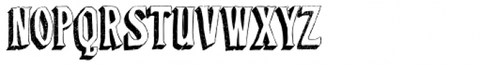 Baboon Three Dee Regular Font LOWERCASE