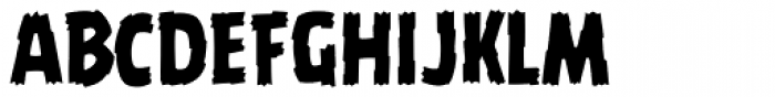 Battle Damaged Font UPPERCASE