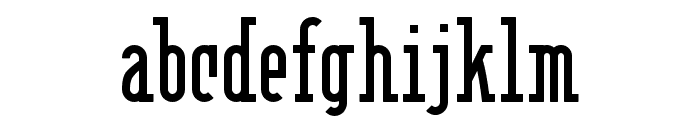 Berlin Email Serif Semibold Font LOWERCASE