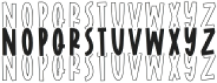 BFC Frosty Stacked Regular otf (400) Font UPPERCASE