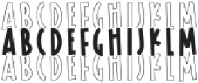 BFC Frosty Stacked Regular otf (400) Font LOWERCASE