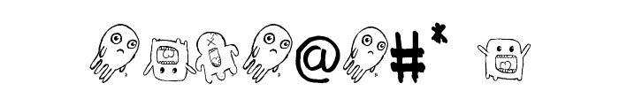 Bicho plumon Font OTHER CHARS