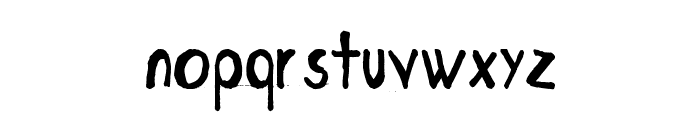 Bicho plumon Font LOWERCASE