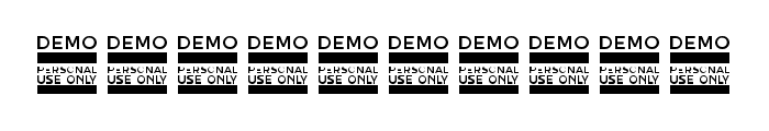 Bigbroade Demo Font OTHER CHARS