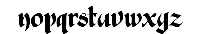 Black Bunny Font LOWERCASE