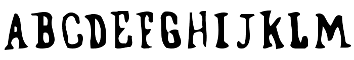 Blufunken side A Font LOWERCASE