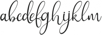 Bolasz otf (400) Font LOWERCASE