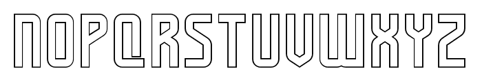 Boldness Outline Font UPPERCASE